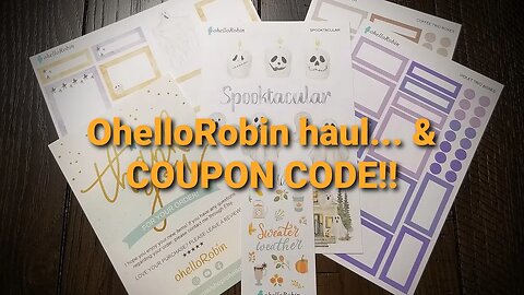 OhelloRobin Halloween haul - October 2023