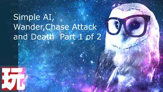 Unity PlayMaker Basic AI, Wander Chase Attack and Death
