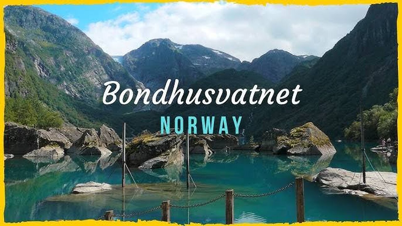 Bondhusvatnet - Folgefonna | Norway’s best kept secret | Aerial drone view 4k