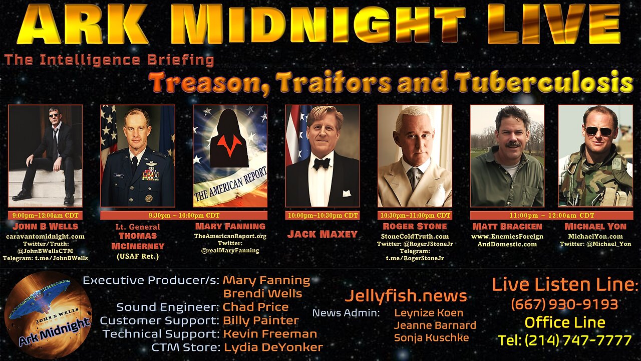 The Intelligence Briefing / Treason, Traitors and Tuberculosis - John B Wells LIVE
