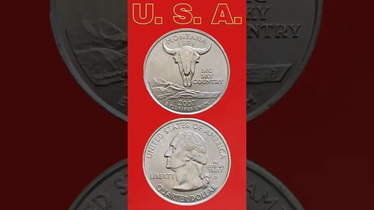 U. S. A. ¼ Dollar 2007.#shorts #coinnotesz