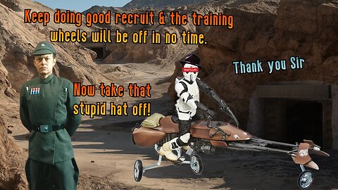 [W.D.I.M.] Big Stormtrooper Gets His Big Boy Speeder | SW: Battlefront Training Wheels (2015)