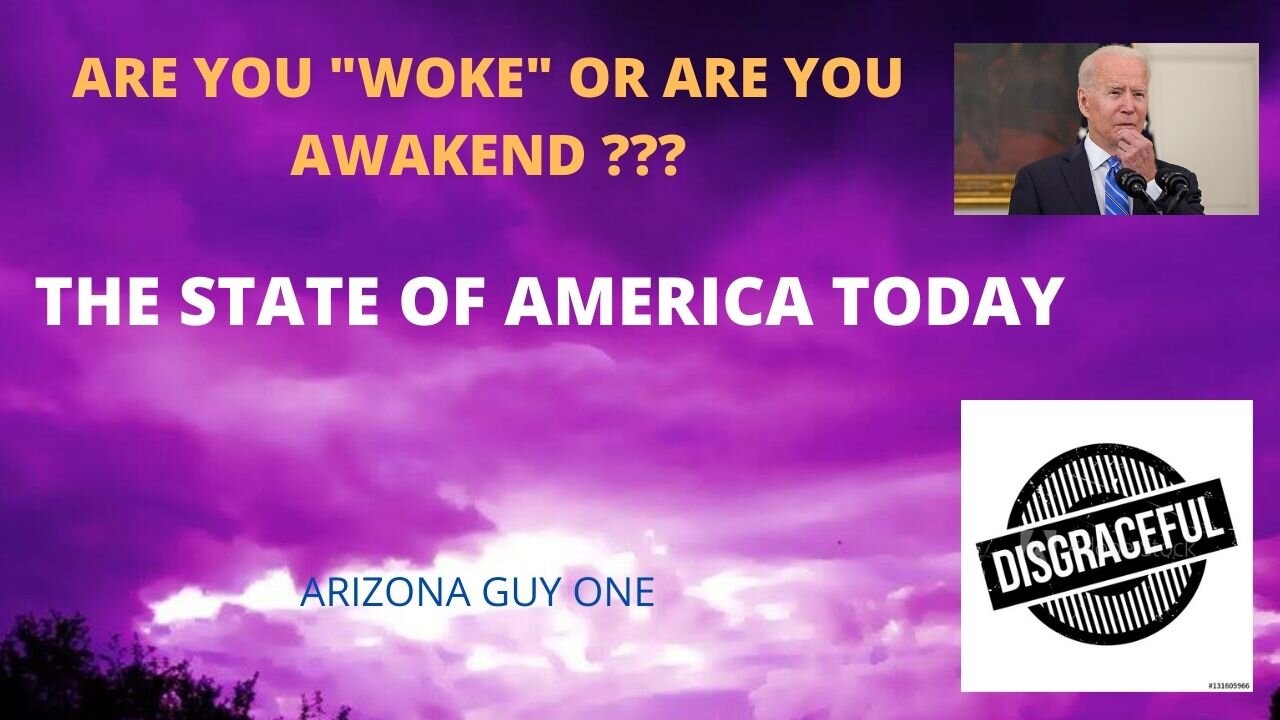 ARE YOU WOKE? OR ARE YOU ACTUALLY AWAKE??