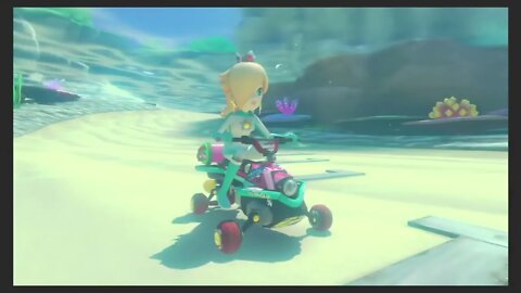 Playing Mario Kart 8 Deluxe Multiplayer