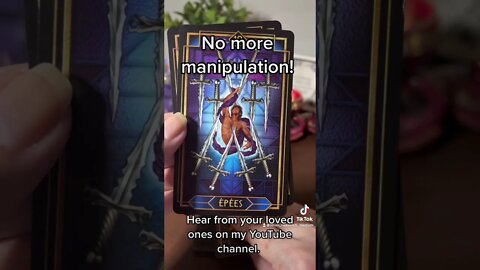 No more manipulation! #Tarot #Message #Guidance #YouTube #TikTok #Shorts￼