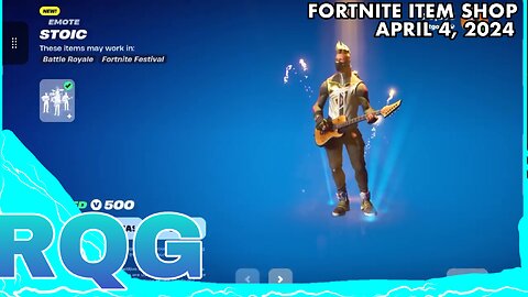 3”NEW” MUSIC EMOTES🤩🤩 FORTNITE ITEM SHOP (April 4, 2024)