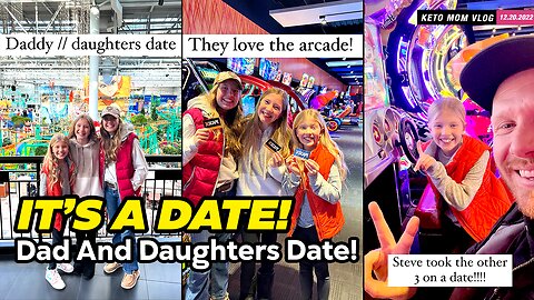 It's A Date! Girls Having Great Time With Their Dad! | KetoMom Vlog