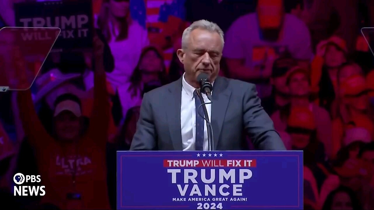 RFK Jr. from Madison Square Garden: "I didn't leave the Democrat Party, the Democrat Party left me."