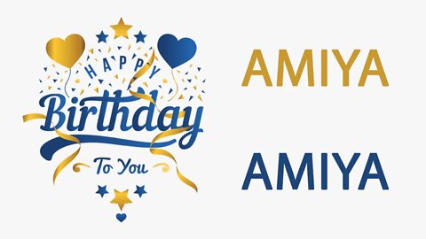 Happy Birthday to Amiya - Hindi Birthday Wish From Birthday Bash