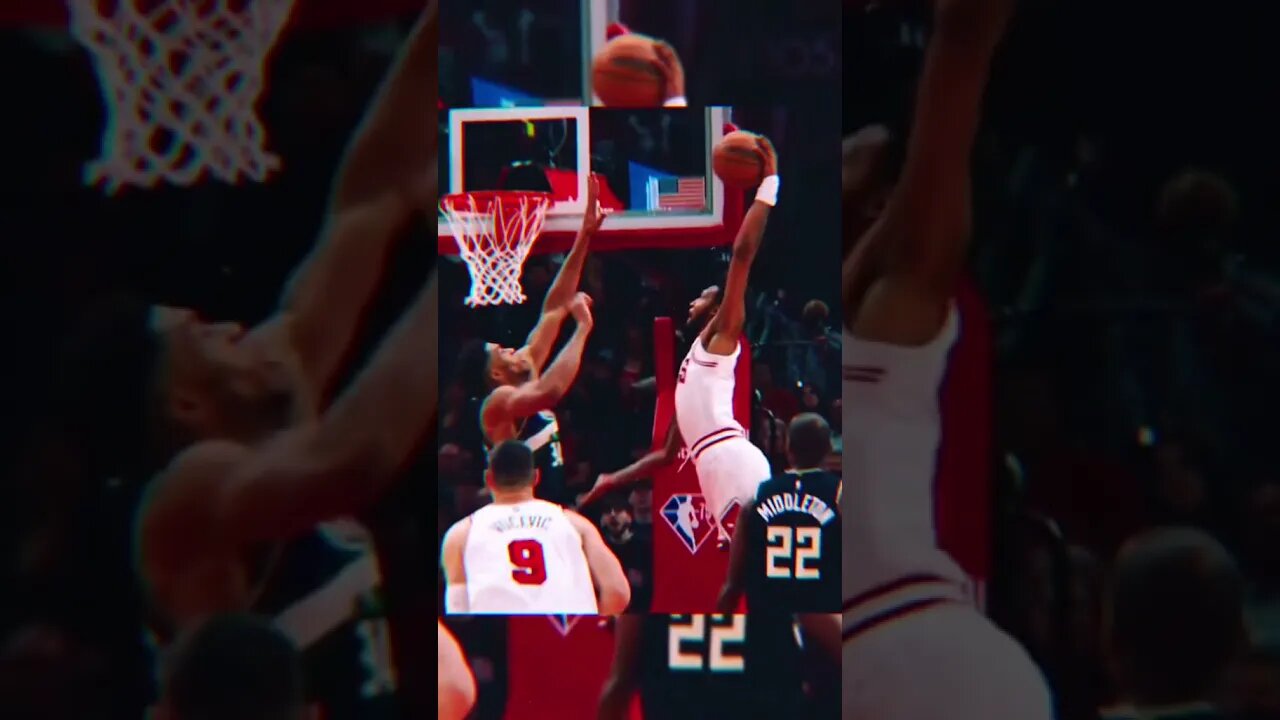 Giannis Antetokounmpo POSTERIZED by Derrick Jones Jr.!!! The Pass Tho!!