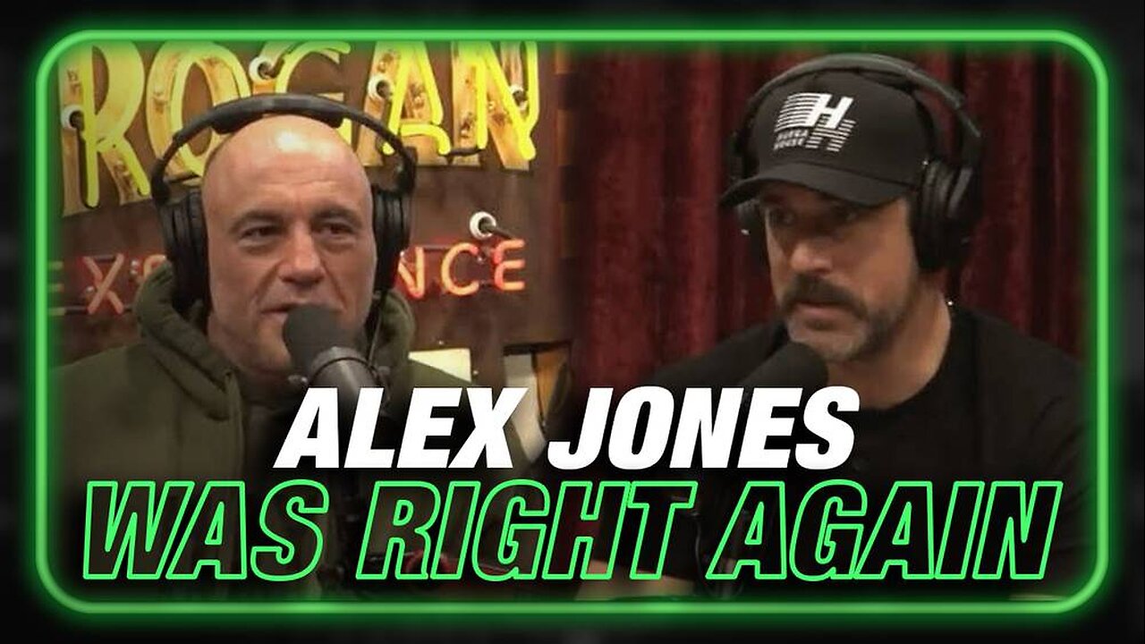 Joe Rogan & Aaron Rodgers: Alex Jones Was Right Again - 2/9/24