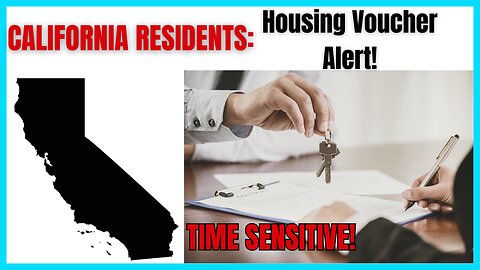 LISTEN UP! CA Housing Alert!