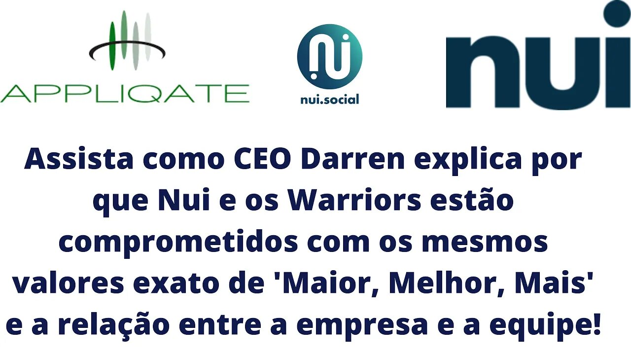 Você já viu o destaque do CEO da Nui, Darren Olayan em relação ao Utah Warriors Spotlight?