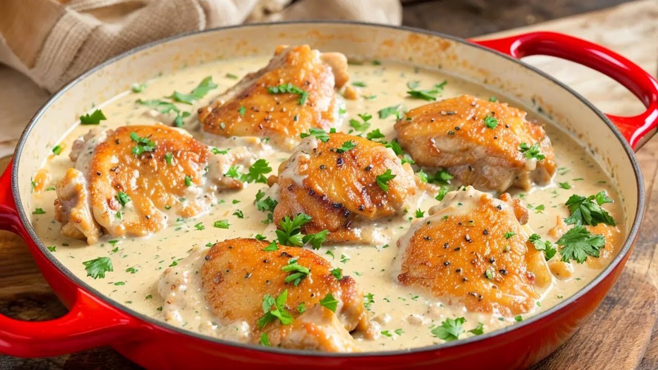 A simple and incredibly tasty recipe for chicken thighs