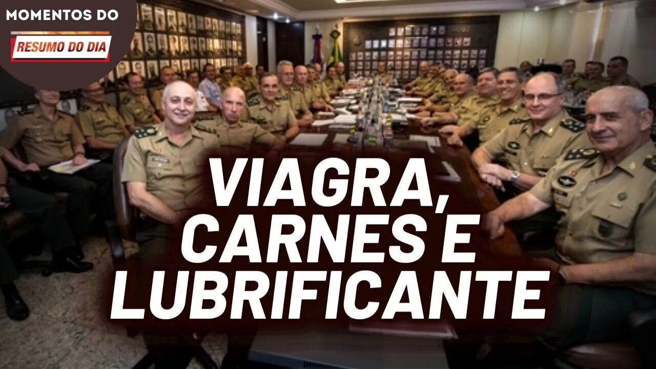 Além de viagra e próteses, Forças Armadas encomendam gel lubrificante | Momentos