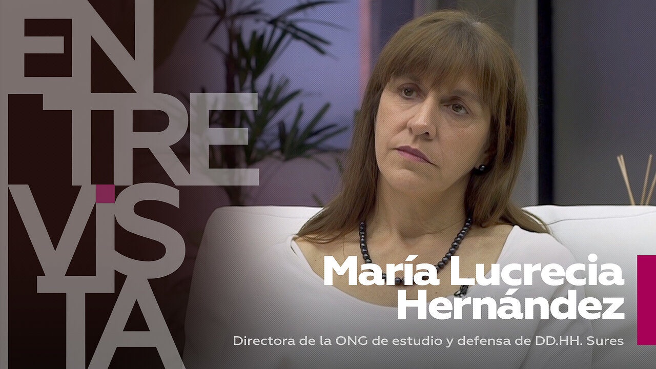 María Lucrecia Hernández, directora de la ONG de estudio y defensa de DD.HH. Sures