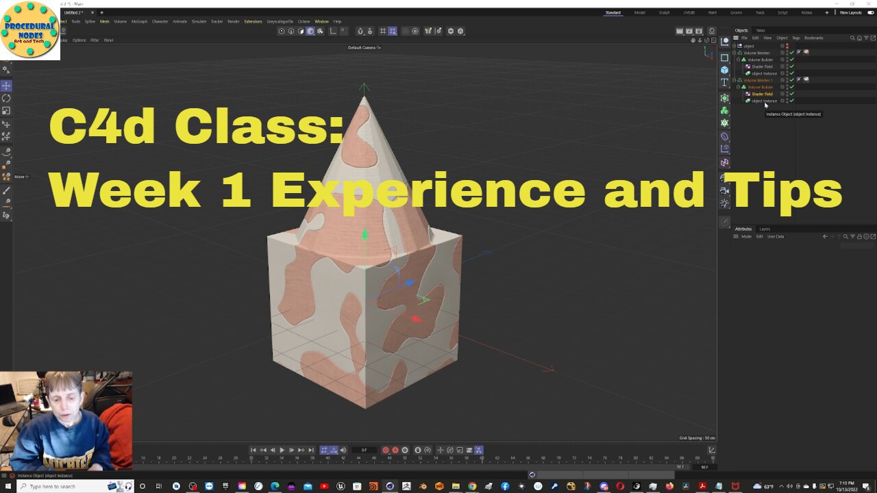 C4d Class: Week 1 Experience and Tips