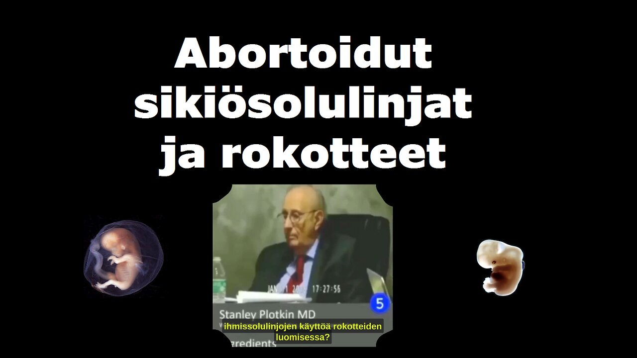 Abortoidut sikiösolulinjat ja rokotteet