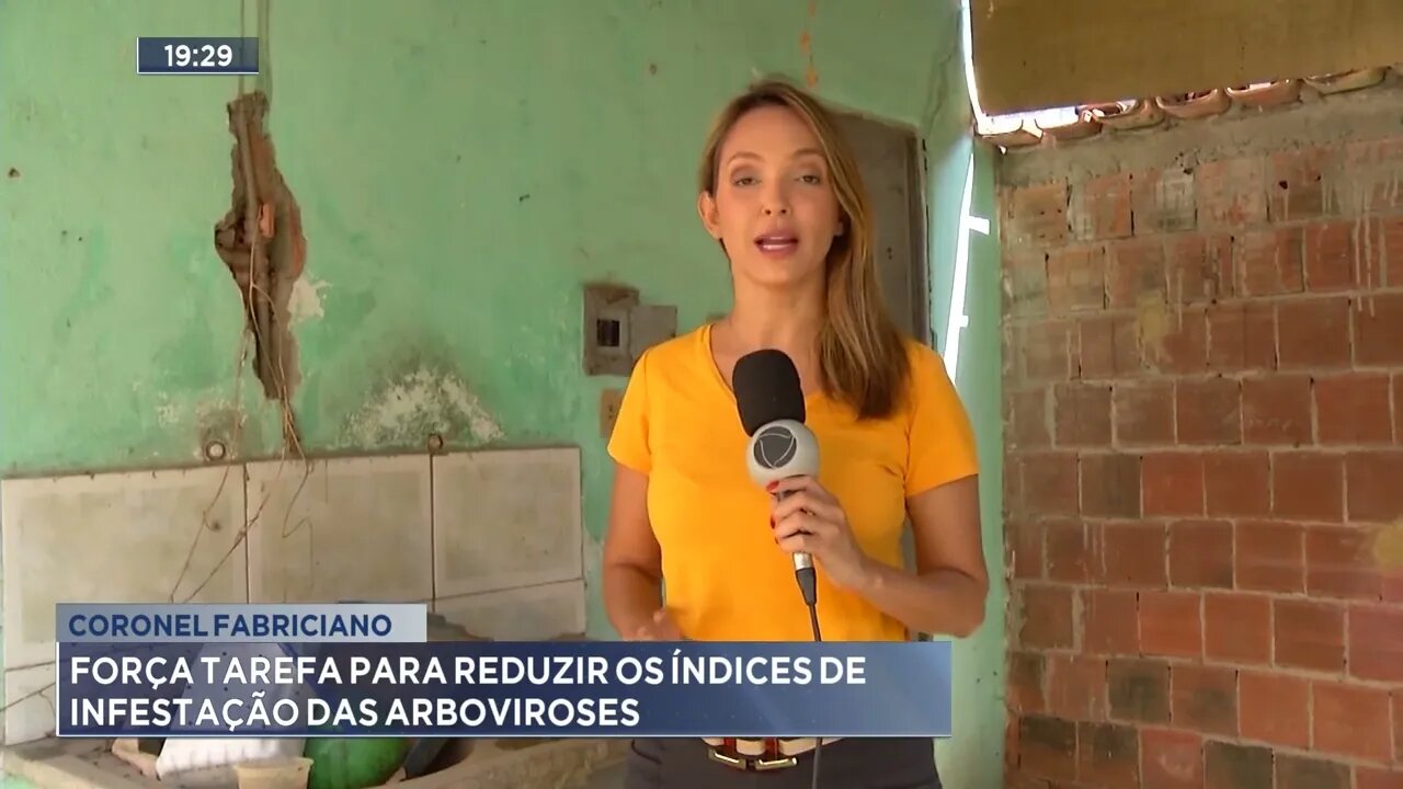 Coronel Fabriciano: Força tarefa para reduzir os índices de infestação das arboviroses