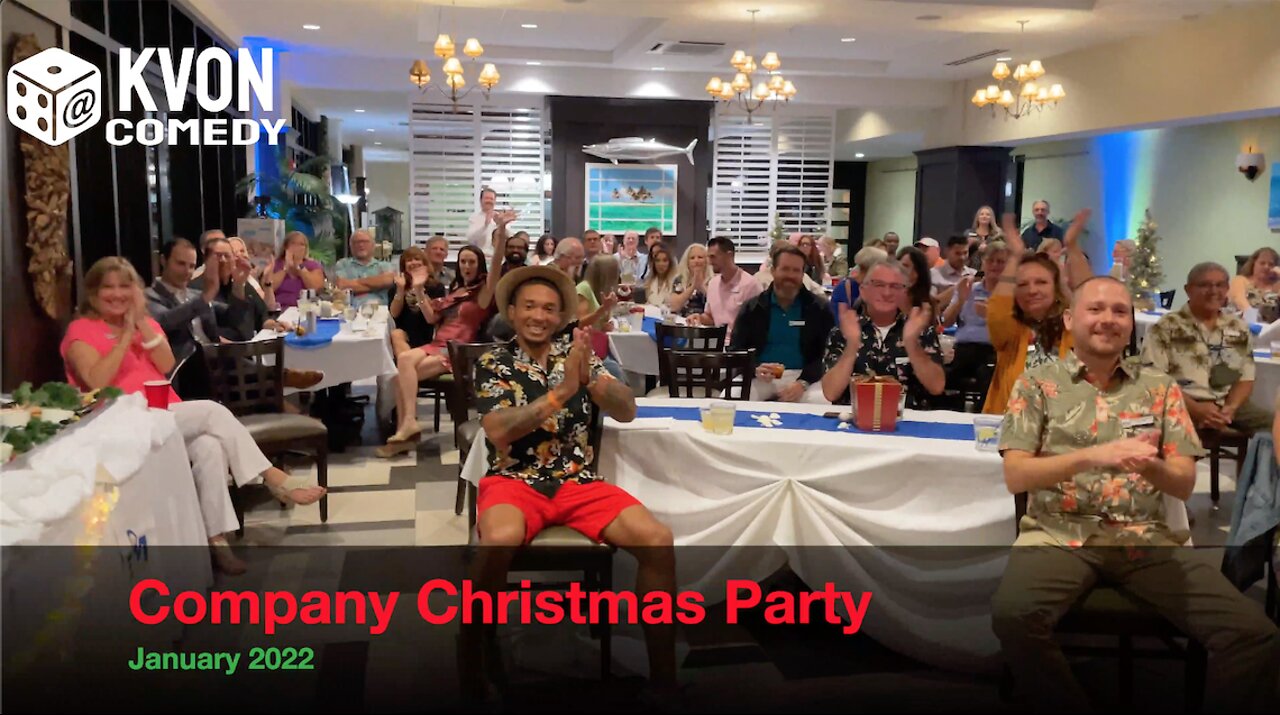 Company Christmas Party in January?! (comedian K-von standing ovation)