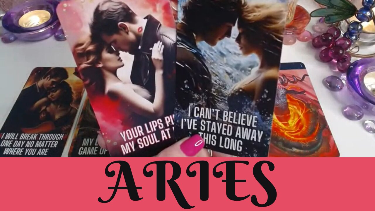 ARIES ♈💖NO CONTACT😟🪄WAVES OF EMOTIONS I JUST WANT TO KISS YOU AGAIN💓💌ARIES LOVE TAROT💝