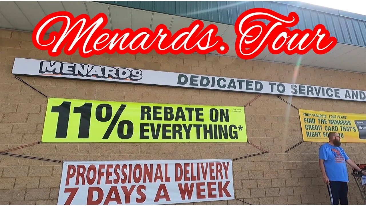 Yeah Purchased our cabinets let’s take you on a tour Menards #MenardsTour