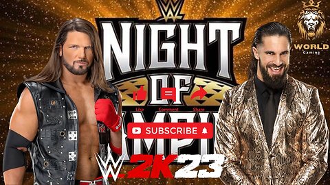 WWE 2K23 - AJ Styles vs. Seth Rollins