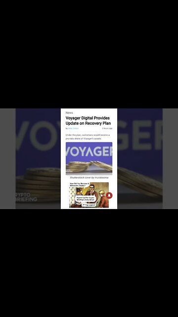 Voyager Digital Update on Recovery Plan #cryptomash #cryptomashnews #cryptonews #voyager