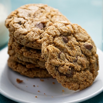 Graham Cracker Chocolate Chip Cookies