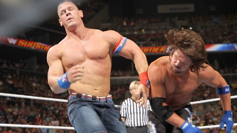 John Cena vs AJ Styles SummerSlam 2016 Highlights