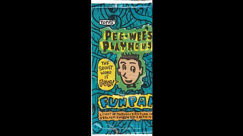 Pee Wee's Playhouse Fun Pak (1988, Topps) -- What's Inside