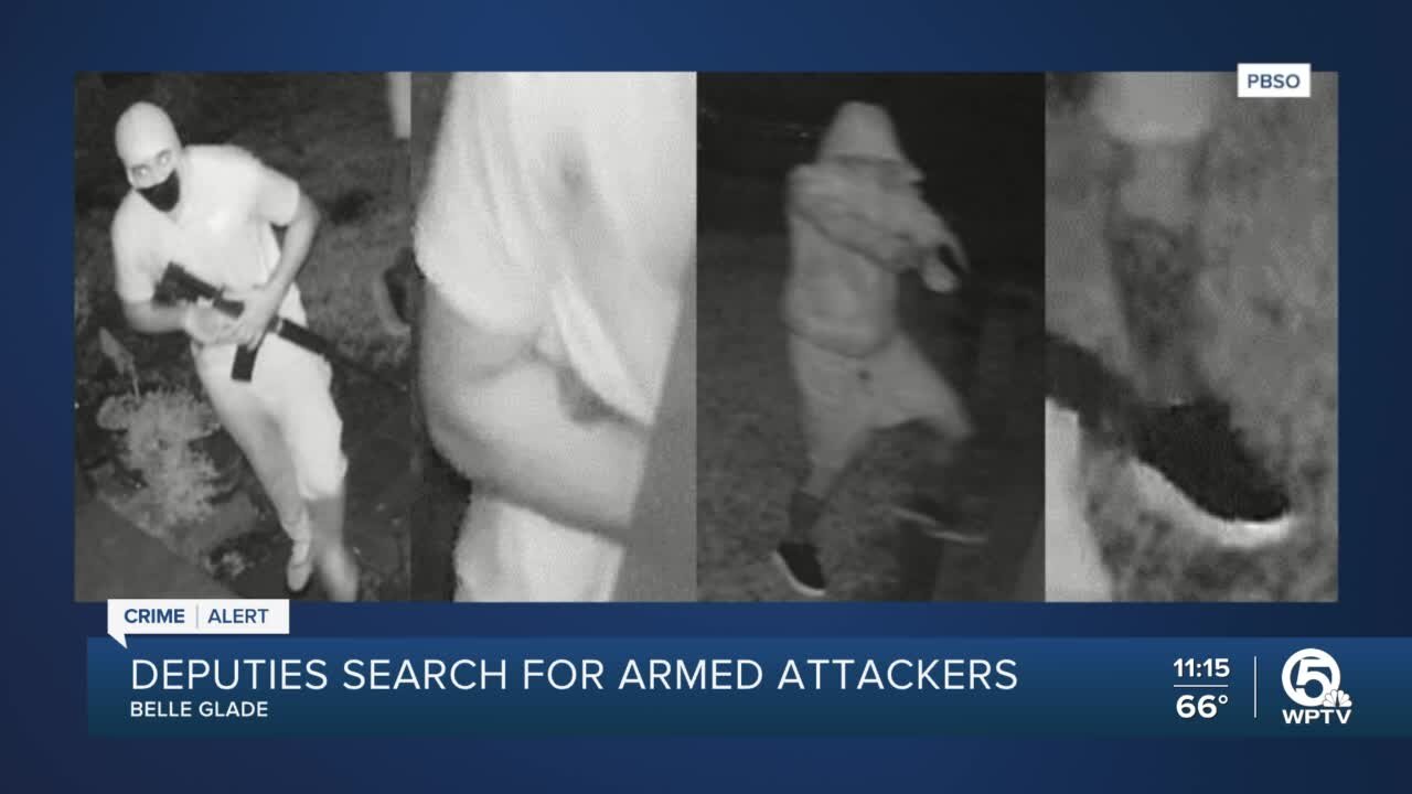 2 masked men wanted in armed home invasion in Belle Glade