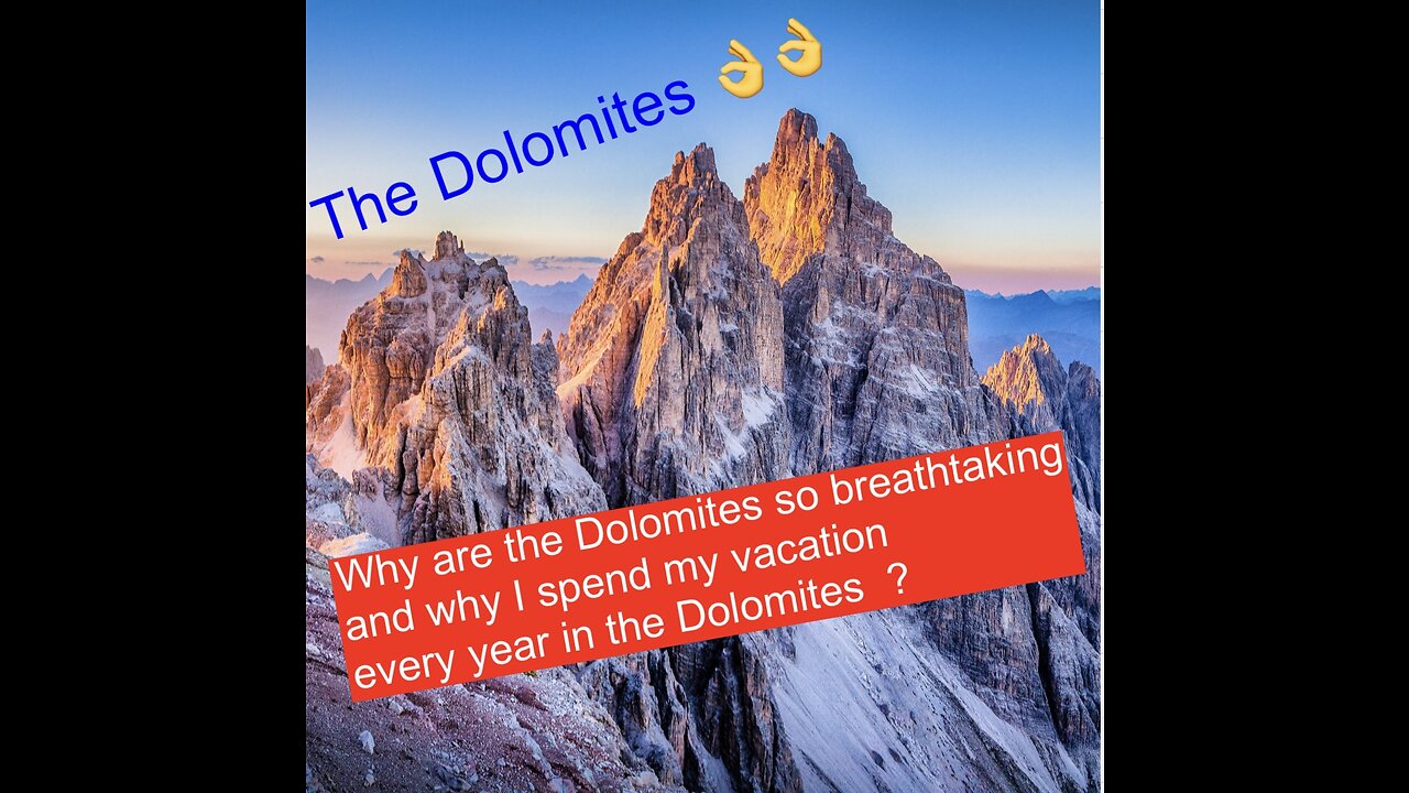 Why are the Dolomites so breathtaking and why I spend my vacation every year in the Dolomites ?