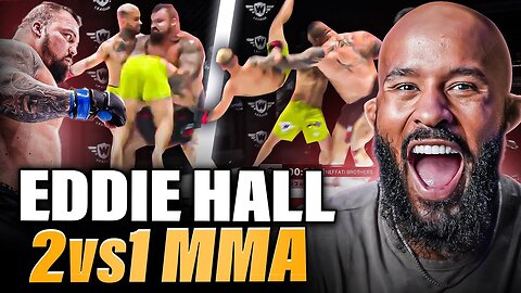 "Best MMA Fight... EVER?!" | EDDIE HALL 2 vs 1 MMA BREAKDOWN!