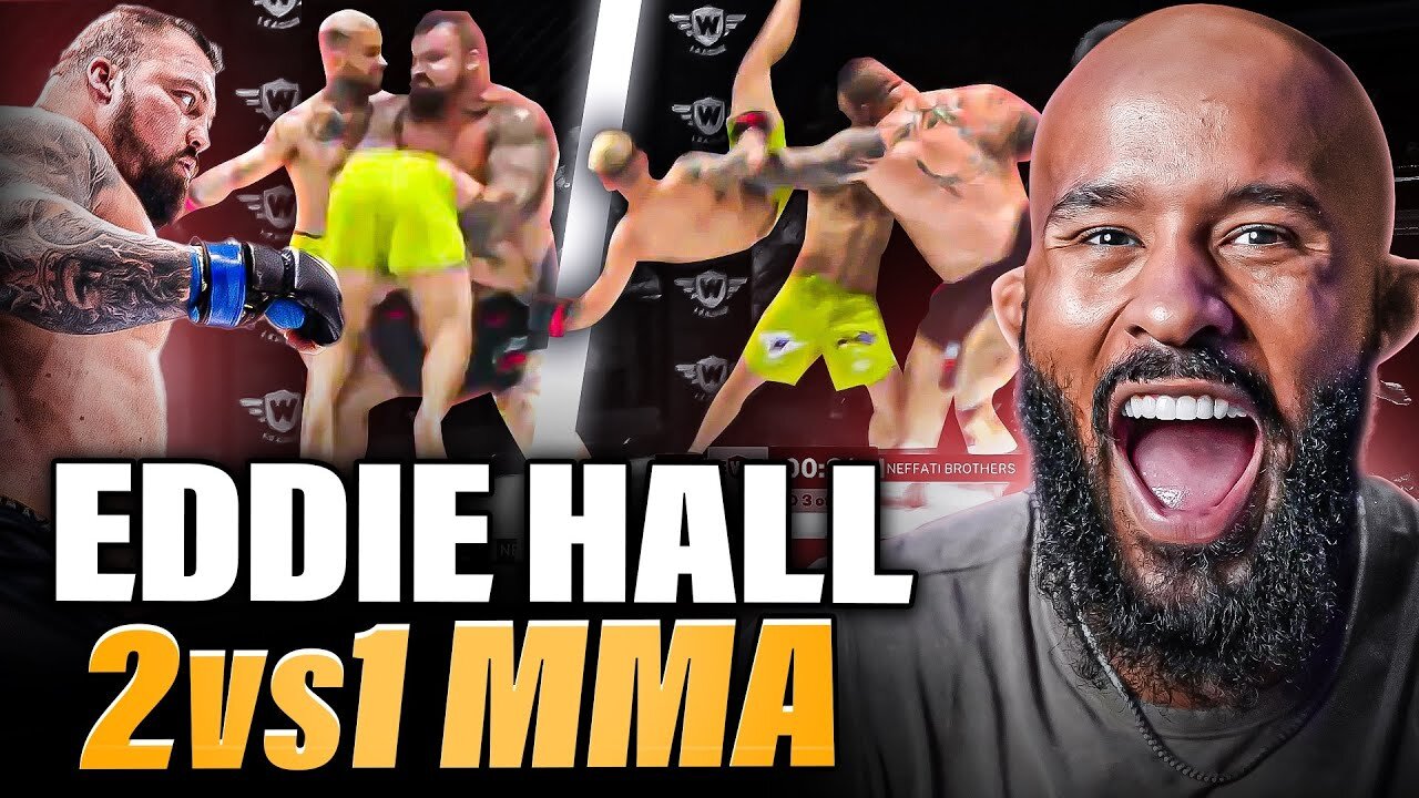 "Best MMA Fight... EVER?!" | EDDIE HALL 2 vs 1 MMA BREAKDOWN!