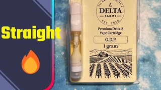 Reviewing: Delta Farms Delta 8 Cart | Strain: GDP