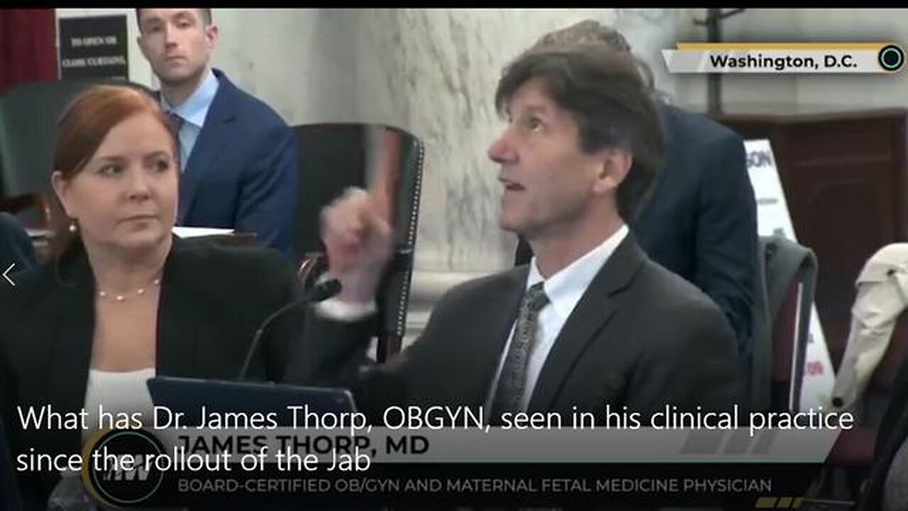 WHAT HAS DR. JAMES THORP, OBGYN, SEEN IN HIS CLINICAL PRACTICE SINCE THE ROLLOUT OF THE JAB