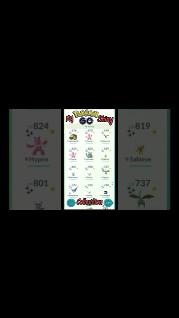 Pokemon GO - My shiny collection 😱