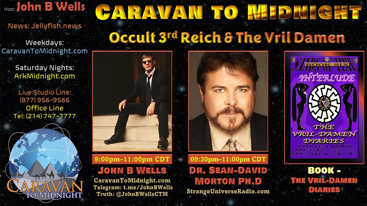 Occult 3rd Reich & The Vril Damen - John B Wells LIVE