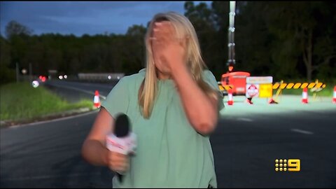Australian News Reporter Violently Attacked Live On Air... By Herself