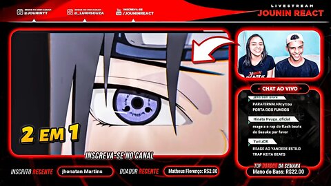 (2 em 1) E se o Itachi e o Madara cantasse trap | Nakashi [React RapNerd] 🔥