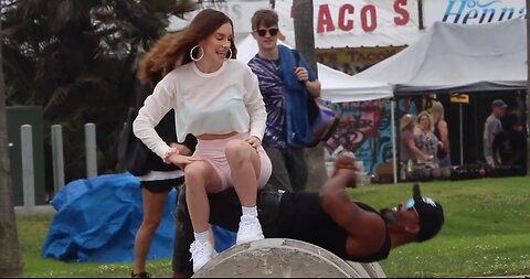 SITTING ON STRANGERS !! 😛😆 Prank