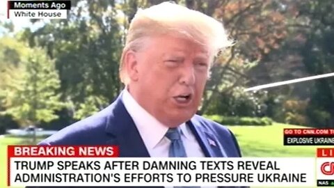 Trump "Listen Up! There Is NO Quid Pro Quo!"