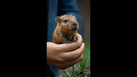 The Cutest Baby Capybara Ever!