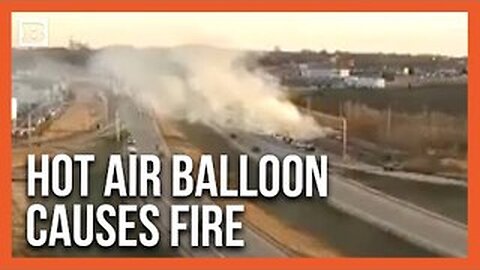 Shocking! Hot Air Balloon Crashes into Power Lines