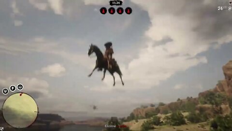 I almost went to Mexico flying on my horse!