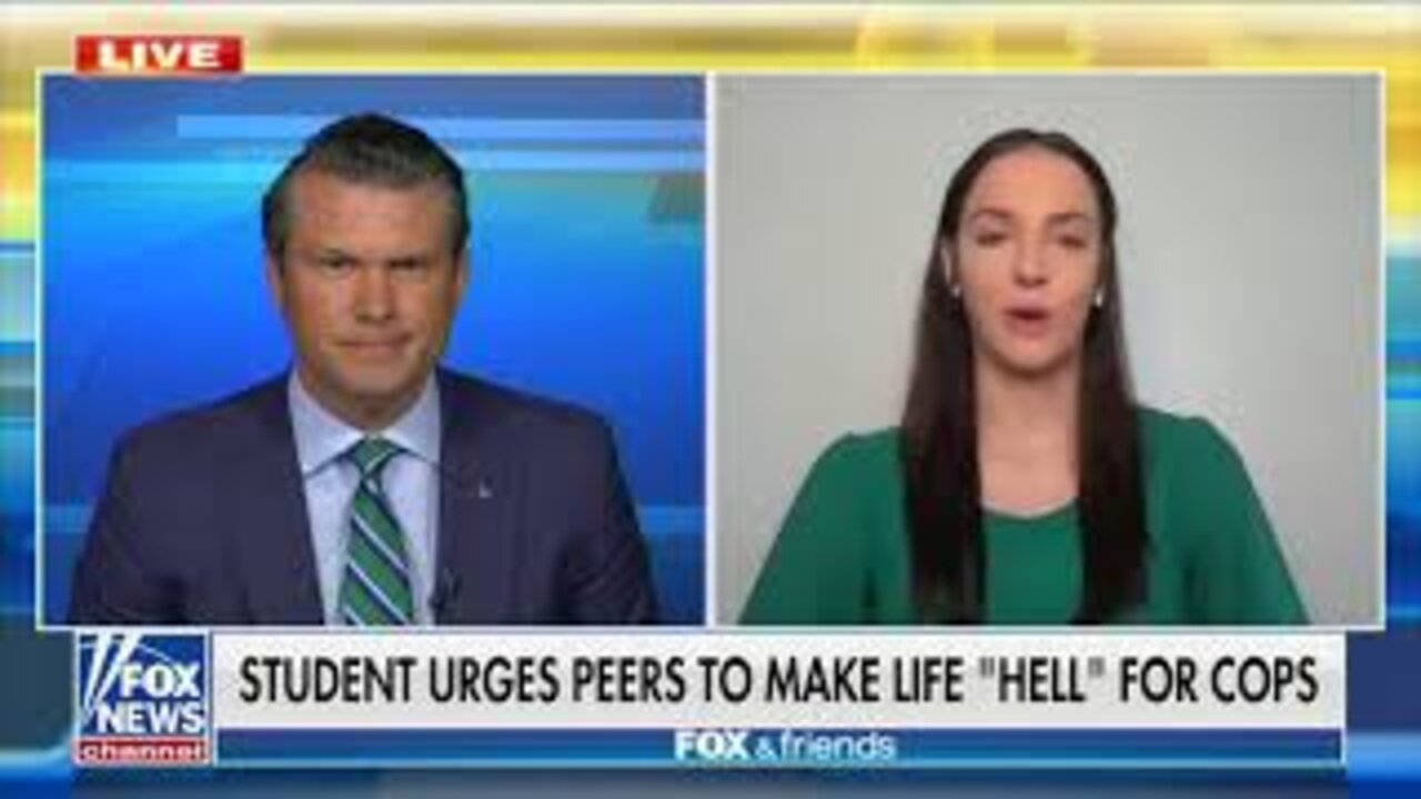 Correspondent Alyssa Rinelli Joins Fox News To Discuss Anti-Police Bias On Campus