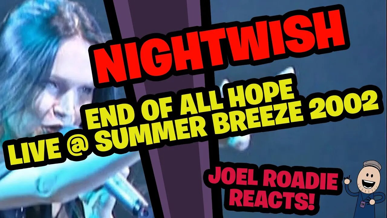 Nightwish | End Of All Hope Live Summer Breeze festival (2002) - Roadie Reacts