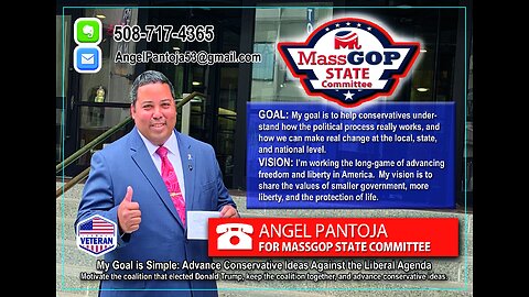 Angel Pantoja 2024 America-First Candidate for MA GOP State Committee