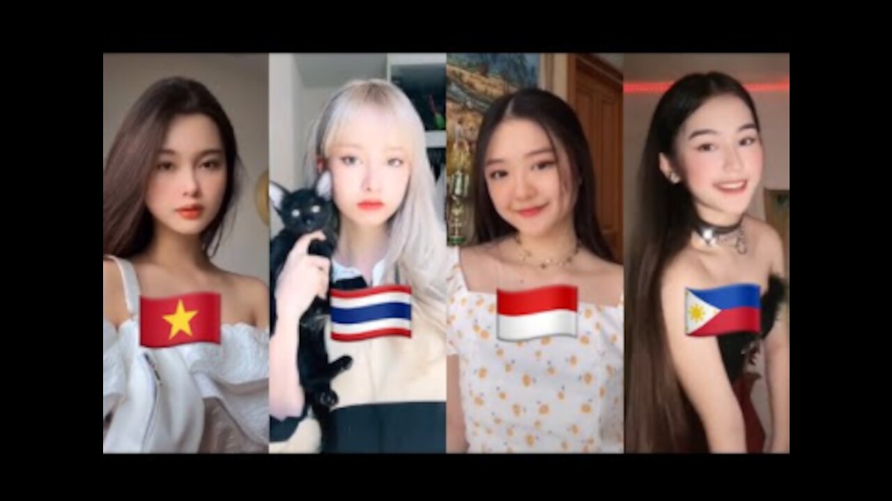 Southeast Asian Tiktok | Beautiful girls - Vietnam ~ Thailand ~ Indonesia ~ Philippines